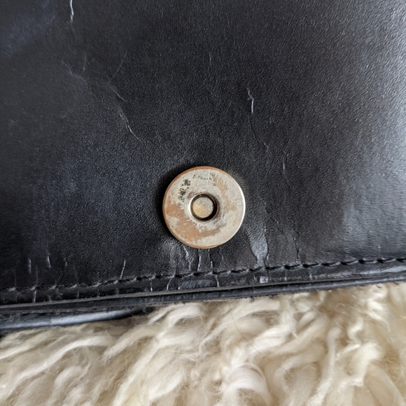 Zara Black Genuine Leather Cross Body Bag - Picture 8 of 9